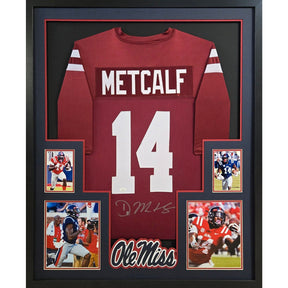 D.K. Metcalf Framed Jersey JSA COA Autographed Signed Ole Miss DK 4P