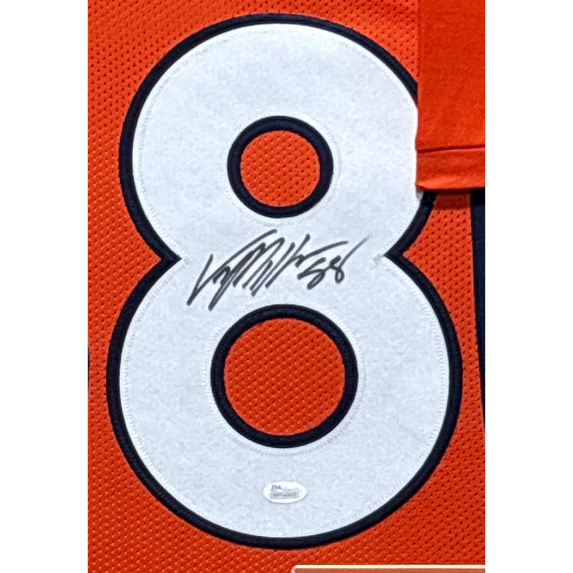 Von Miller Framed Orange Jersey Beckett Autographed Signed Denver Broncos