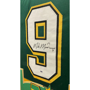 Mike Modano Framed Signed Jersey COA Autographed Minnesota North Stars