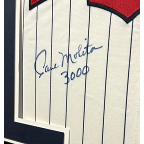 Paul Molitor Framed Signed Jersey JSA Minnesota Twins Autographed