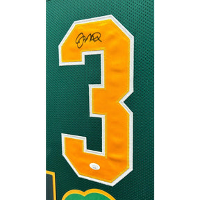 Joe Montana Framed Signed Jersey JSA Autographed Notre Dame 4P