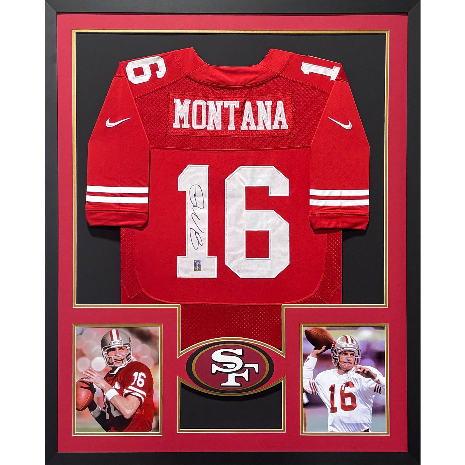 Joe Montana Framed Signed Jersey Autographed San Francisco 49ers