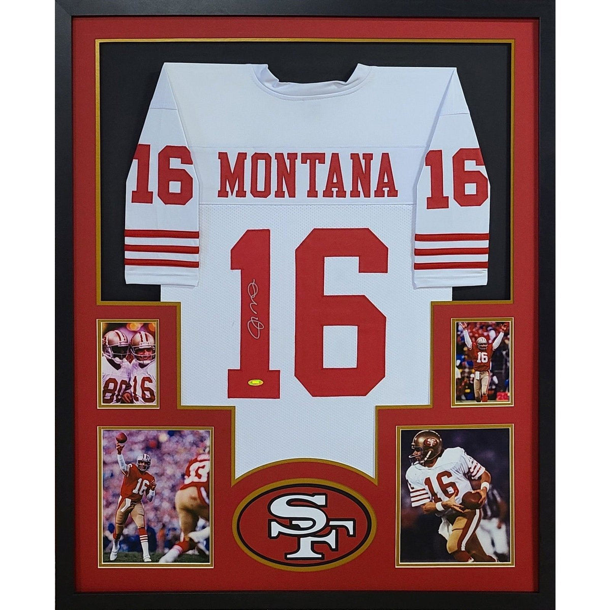 Joe Montana Framed Jersey Tristar Autographed Signed San Francisco 49ers