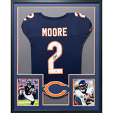 D.J. Moore Framed Signed Jersey JSA Autographed Chicago Bears