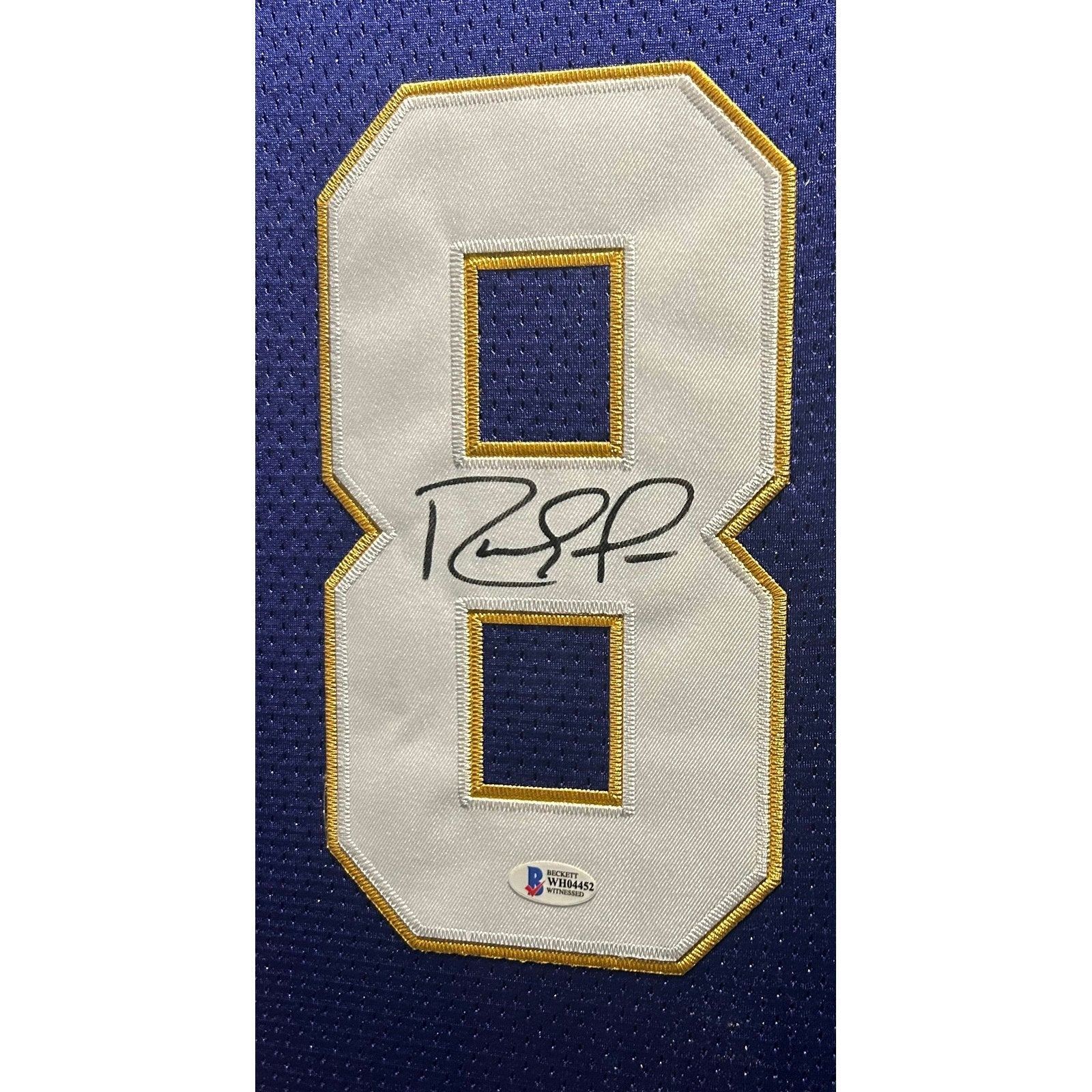 Randy Moss Signed Framed Jersey Beckett Autographed Minnesota Vikings