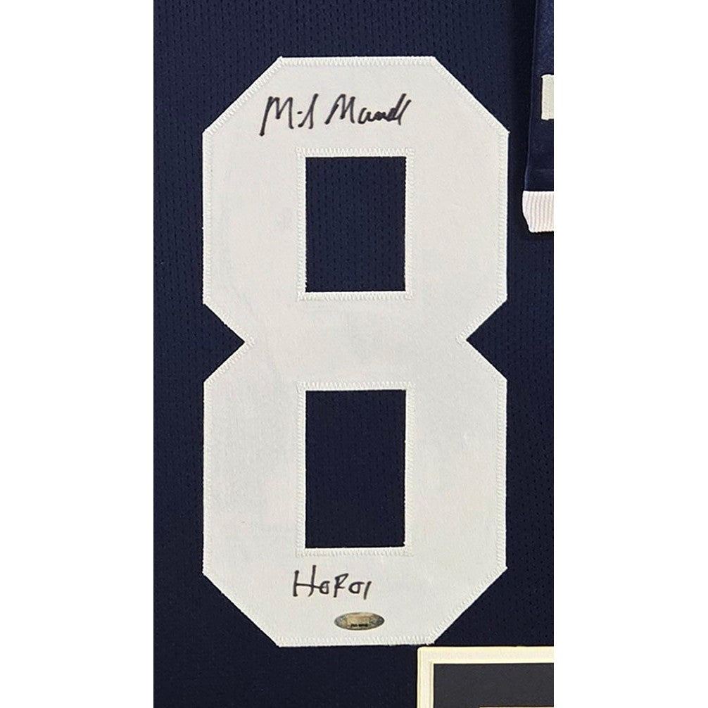 Mike Munchak Framed Signed Jersey Steiner Penn State Autographed