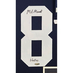 Mike Munchak Framed Signed Jersey Steiner Penn State Autographed