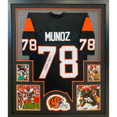 Anthony Munoz Framed Jersey Beckett Autographed Signed Cincinnati Bengals