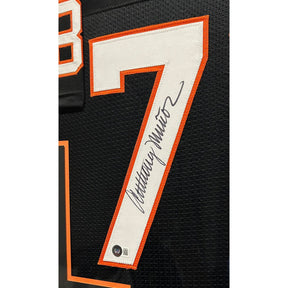 Anthony Munoz Framed Jersey Beckett Autographed Signed Cincinnati Bengals