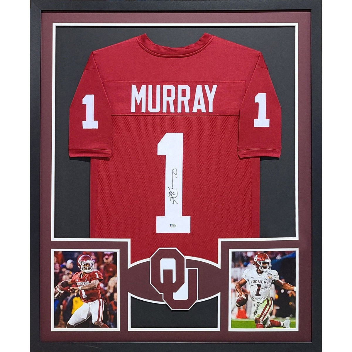 Kyler Murray Signed Framed Jersey Beckett Autographed Oklahoma Heisman