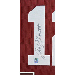 Joe Namath Signed Framed Jersey Autographed Alabama Namath COA