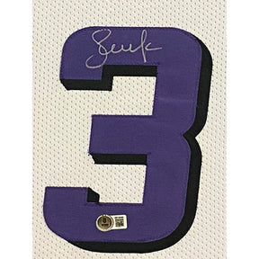 Steve Nash Framed Signed Stat Jersey Phoenix Suns Beckett Autographed