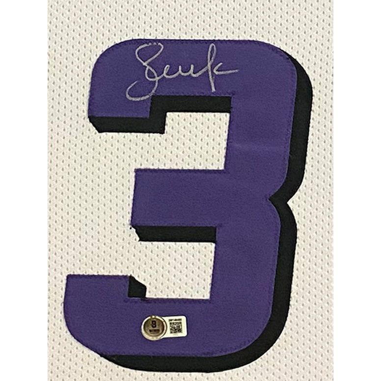 Steve Nash Framed Signed Stat Jersey Phoenix Suns Beckett Autographed
