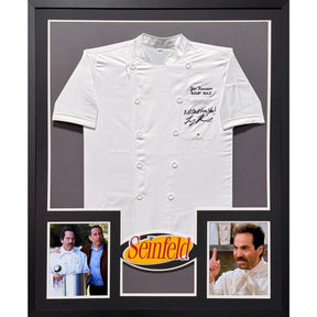 Soup Nazi Larry Thomas Signed Framed JSA Seinfeld Autographed Chef's Jacket
