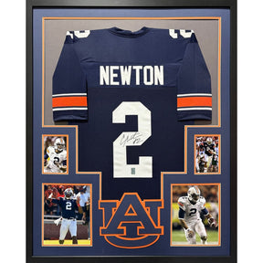 Cam Newton Signed Framed Jersey Newton COA Autographed Auburn