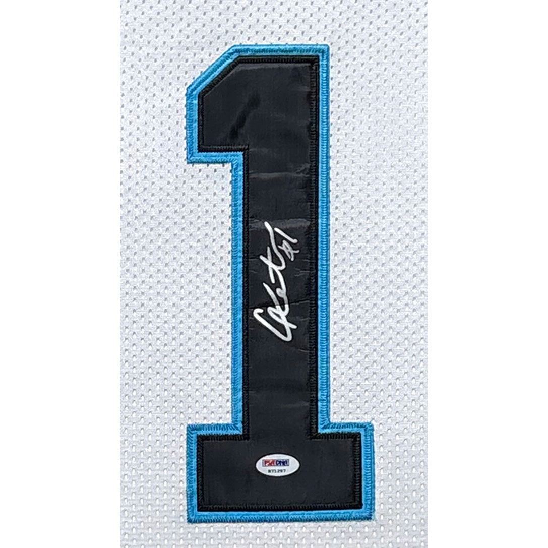 Cam Newton Framed Jersey PSA/DNA Autographed Signed Carolina Panthers