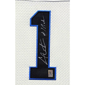 Cam Newton Framed Jersey GTSM COA Autographed Signed Carolina Panthers