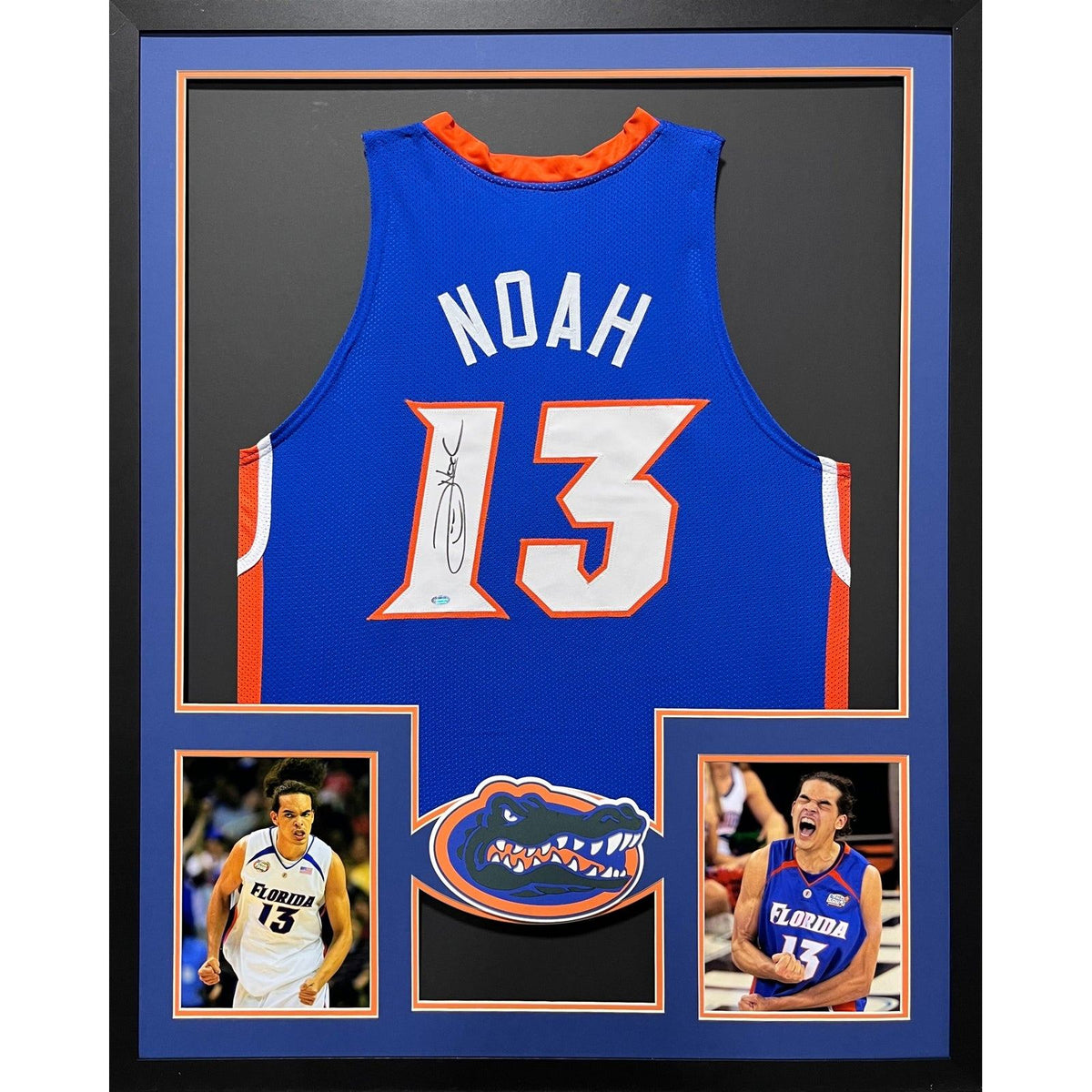 Joakim Noah Signed Framed Jersey JSA Autographed Florida Gators