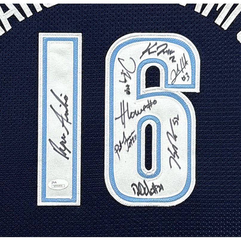 Villanova 2016 Team Signed Framed Jersey JSA Autographed National Champions 2P