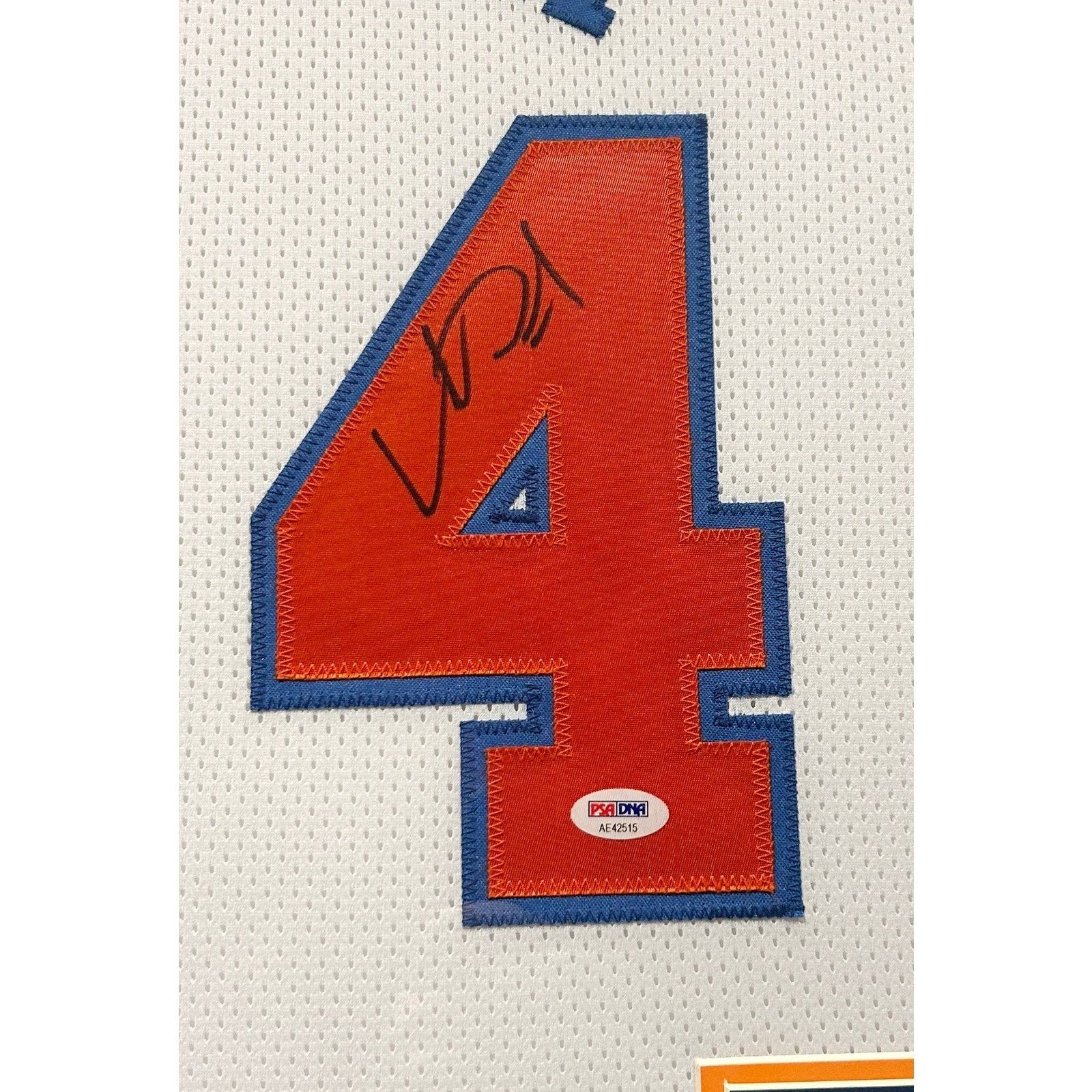 Charles Oakley Framed Jersey PSA/DNA Autographed Signed New York Knicks