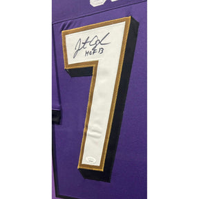 Jonathan Ogden Framed Signed Jersey JSA Autographed Baltimore Ravens