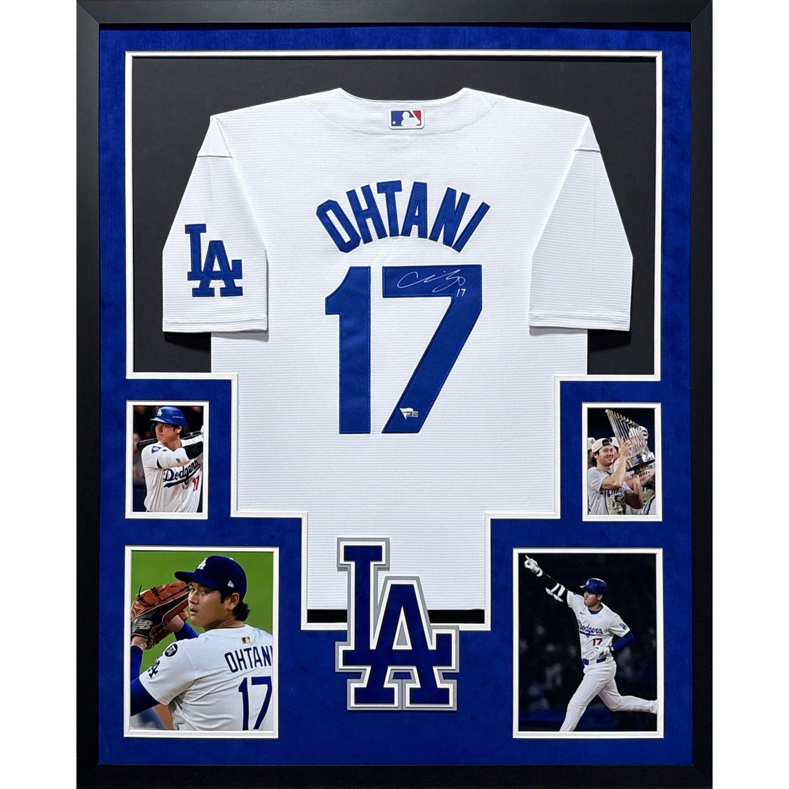 Shohei Ohtani Framed Signed Jersey Fanatics Autographed Los Angeles Dodgers