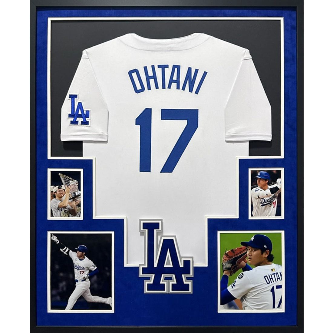 Shohei Ohtani UNSIGNED Framed Jersey Los Angeles Dodgers L.A.