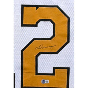 Chris Olave Framed Signed Jersey Beckett Autographed New Orleans Saints