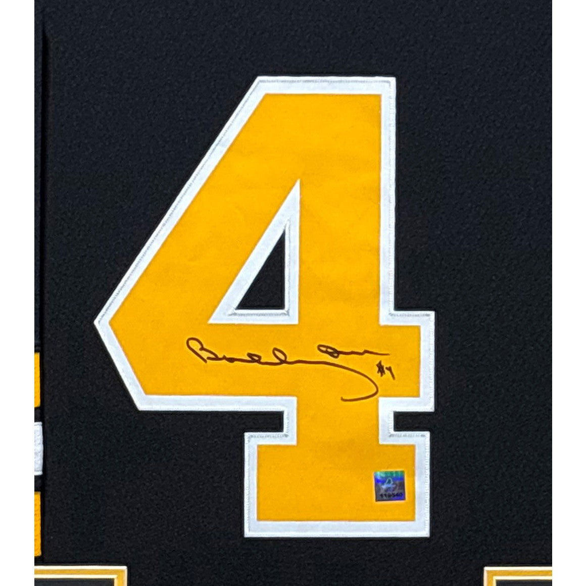 Bobby Orr Signed Framed Jersey Autographed Boston Bruins Great North COA IH