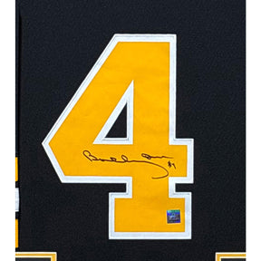 Bobby Orr Signed Framed Jersey Autographed Boston Bruins Great North COA IH