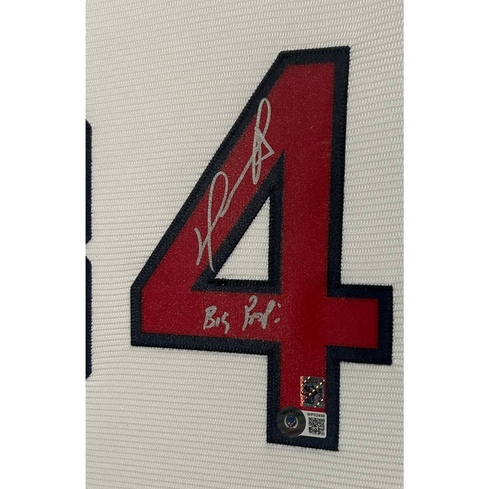 Lids David Ortiz Boston Red Sox Fanatics Authentic Autographed 16 x 20  Swinging Photograph with HOF 22 Inscription
