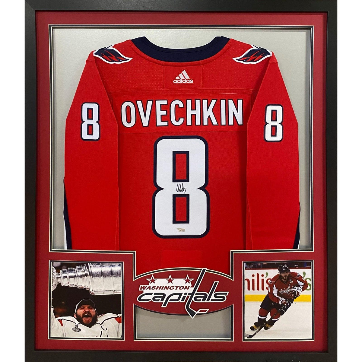 Alex Ovechkin Framed Signed Jersey Fanatics Autographed Washington Capitals