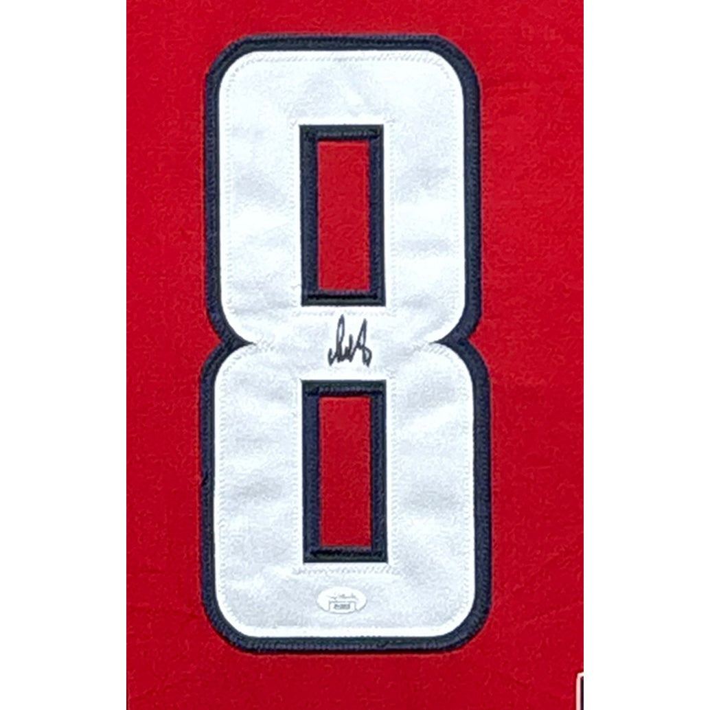 Alexander Ovechkin Framed Signed White Jersey JSA Autographed Capitals