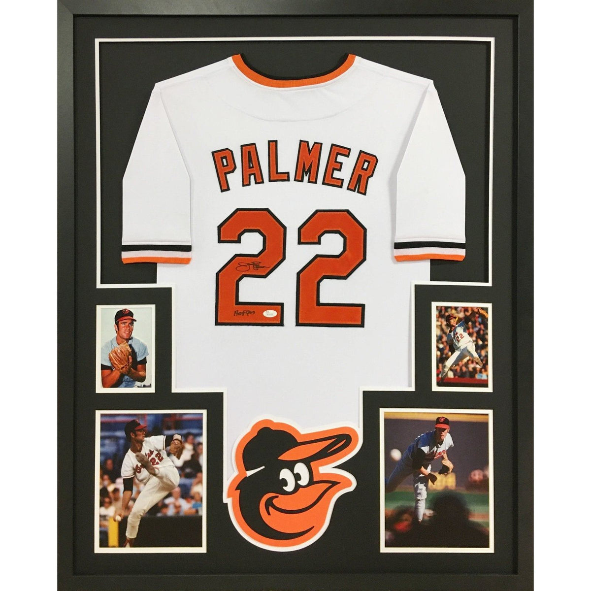 Jim Palmer Framed Signed Baltimore Orioles Jersey JSA Autographed