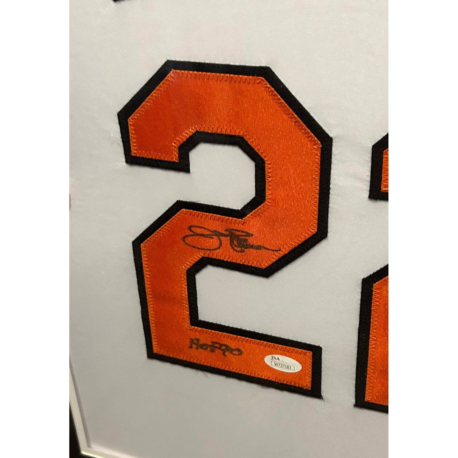 Jim Palmer Framed Signed Baltimore Orioles Jersey JSA Autographed