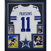 Micah Parsons Framed Signed Jersey Fanatics Autographed Dallas Cowboys