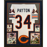 Walter Payton Framed Signed Jersey Chicago Bears Autographed Steiner COA