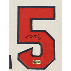 Dustin Pedroia Framed Signed Boston Red Sox Jersey Beckett Autographed