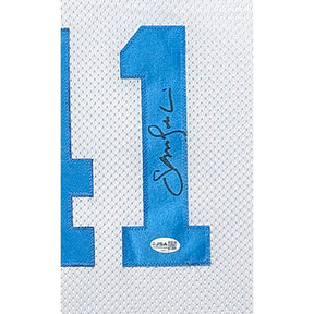 Sam Perkins Signed Framed UNC Jersey Autographed North Carolina JSA