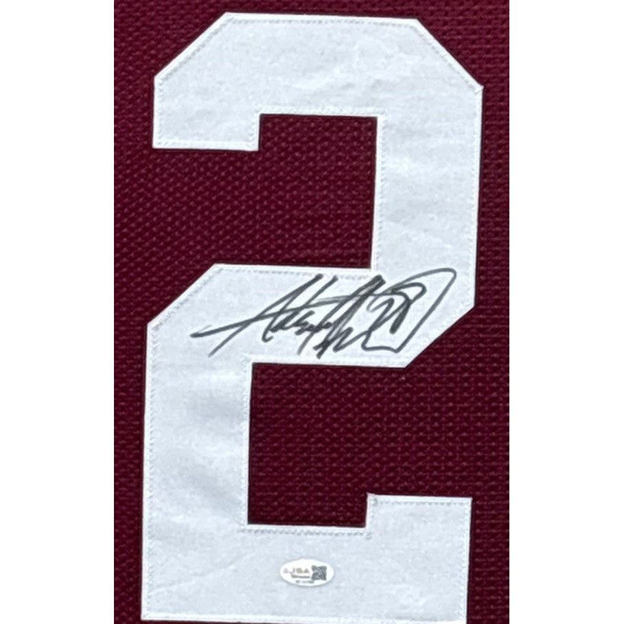 Adrian Peterson Framed Signed Jersey JSA Autographed Oklahoma PC