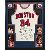 Phi Slama Jama Framed Jersey Beckett  Autographed Signed Houston Cougars