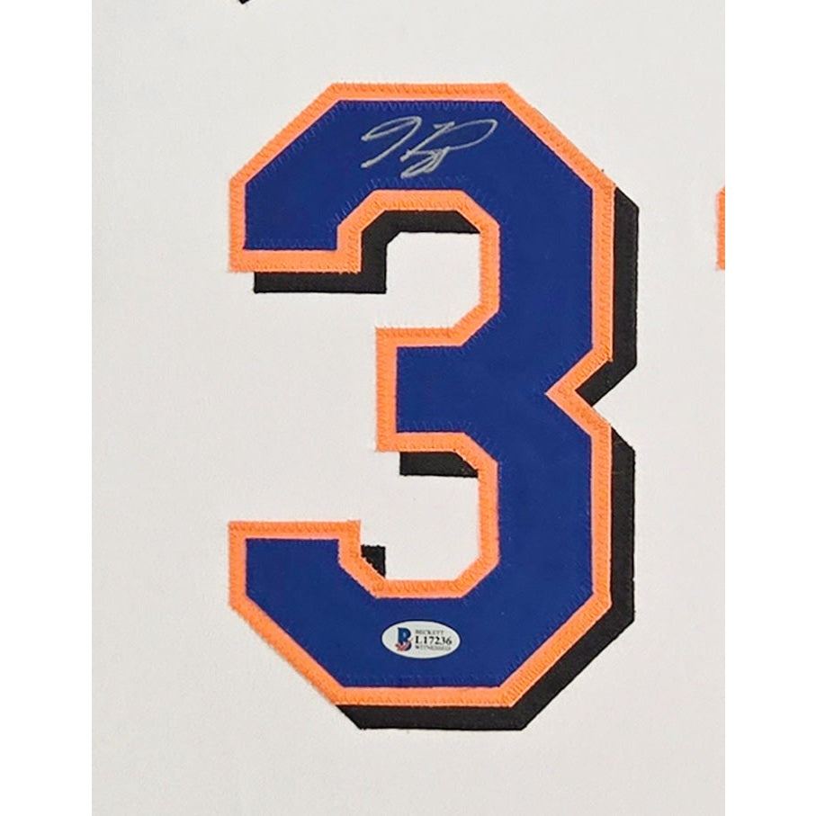 Mike Piazza Framed Signed Jersey Beckett Autographed New York Mets4P