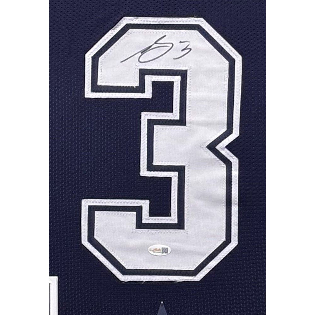 George Pickens Signed Framed Jersey JSA Autographed Dallas Cowboys