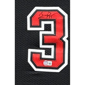 Scottie Pippen Framed Red Jersey Beckett Autographed Signed Chicago Bulls