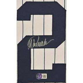Jorge Posada Framed Signed Jersey Beckett Autographed New York Yankees