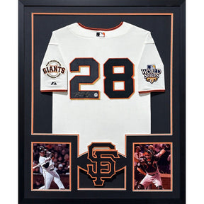 Buster Posey Framed Signed Jersey Autographed LOJO COA San Francisco Giants