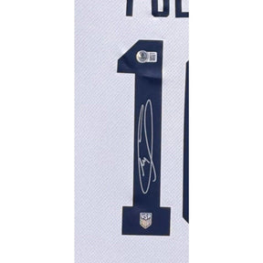 Christian Pulisic Framed Team USA Soccer Jersey Beckett Autographed Signed