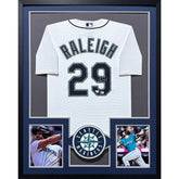 Cal Raleigh Framed Jersey Fanatics COA Autographed Signed Seattle Mariners