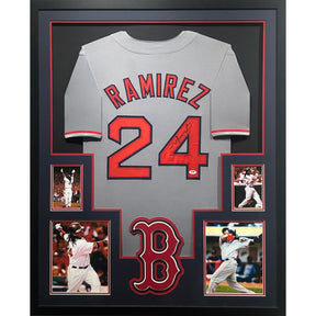 Manny Ramirez Framed Signed Jersey PSA/DNA Autographed Boston Red Sox