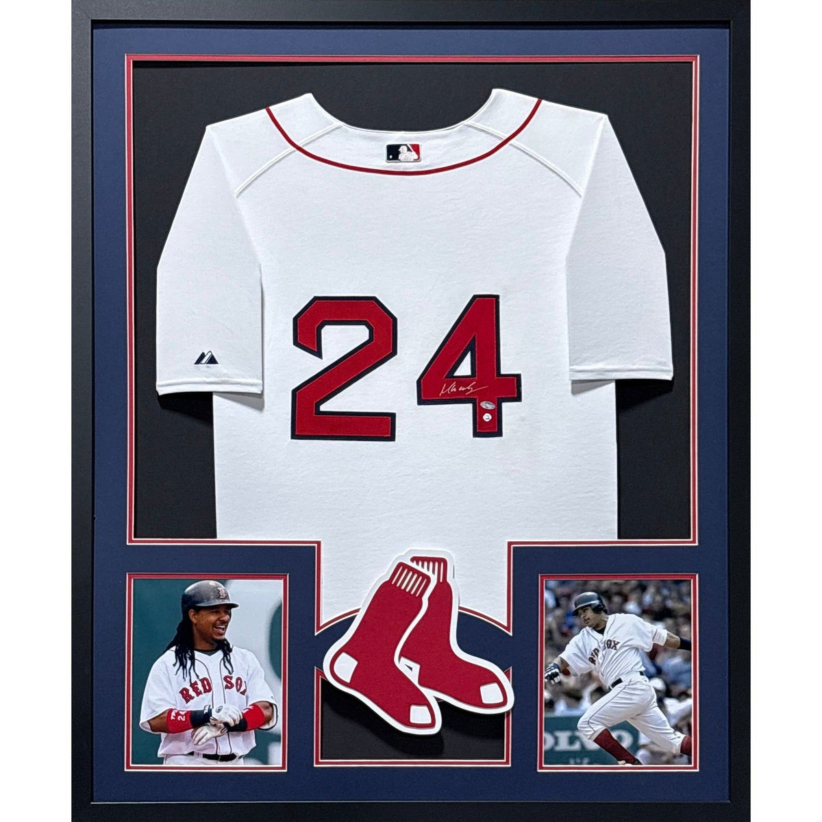 Manny Ramirez Framed Signed Jersey MLB COA Autographed Boston Red Sox